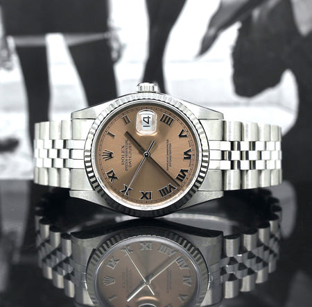 Datejust Stahl Weißgold Automatik Ref: 16234