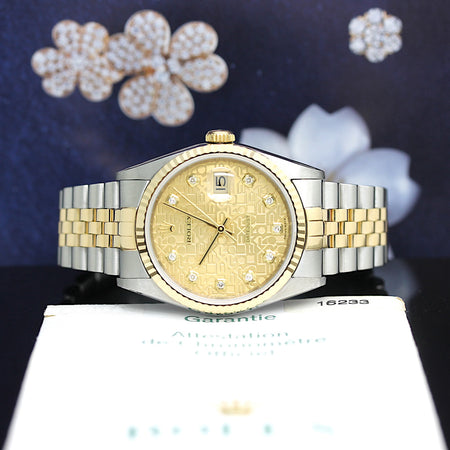 Rolex Datejust Stahl/Gold Automatik Ref: 16233