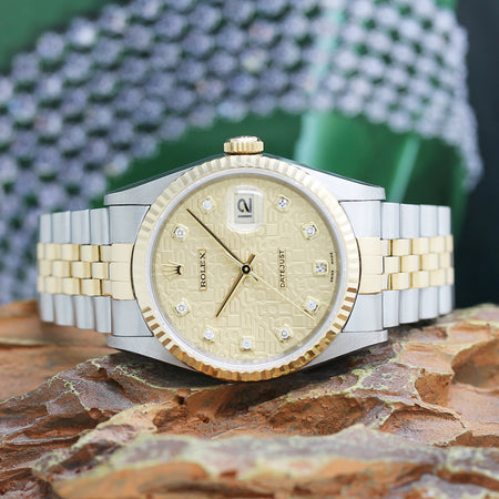 Rolex Datejust Stahl/Gold Automatik Ref: 16233