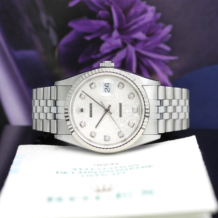 Datejust Stahl Weißgold Automatik Ref: 16234