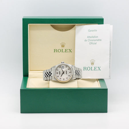 Datejust Stahl Weißgold Automatik Ref: 16234