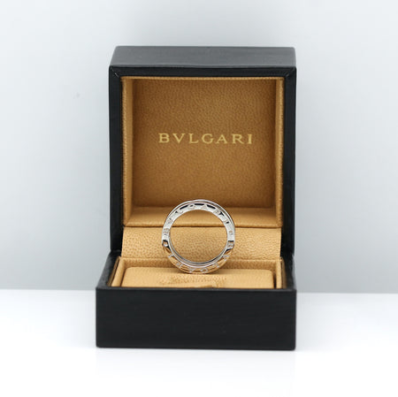 Bulgari B Zero 1 Ring – 3 Band Ring in 18KT Weißgold Gr. 57