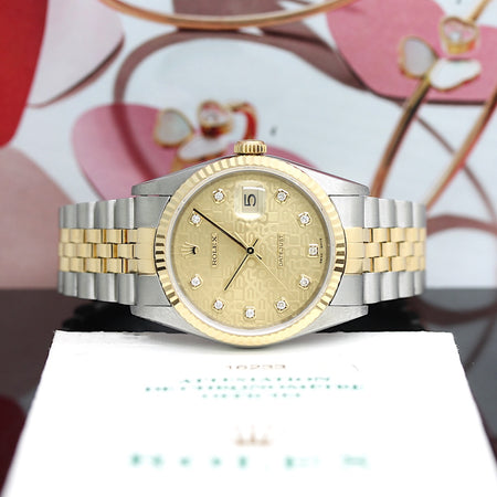 Rolex Datejust Stahl/Gold Automatik Ref: 16233