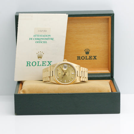 Rolex Day Date 18KT Gold Automatik Ref: 18238