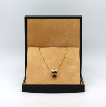 Bulgari B Zero 1 Halskette mit Anhänger in 18KT Gold & Bulgari Box