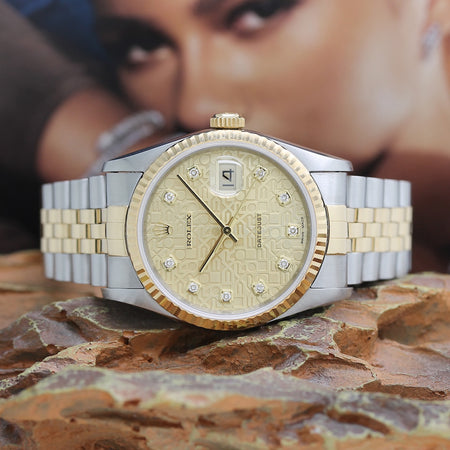 Rolex Datejust Stahl/Gold Automatik Ref: 16233