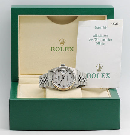 Datejust Stahl Weißgold Automatik Ref: 16234