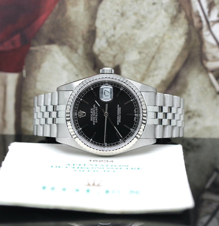 Datejust Stahl Weißgold Automatik Ref: 16234