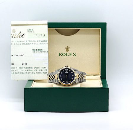 Rolex Datejust Stahl/Gold Automatik Ref: 16233