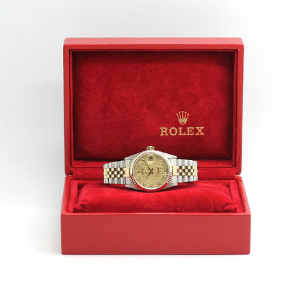 Rolex Datejust Medium Stahl/Gold Automatik Ref: 68273 mit Rolex Box von 1994