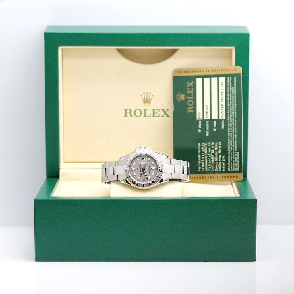 Rolex Yachtmaster Lady Stahl/Platin Ref: 169622 