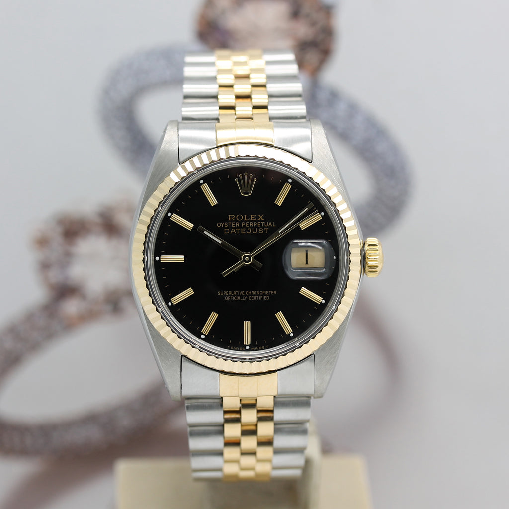 Rolex 16013 hot sale black dial