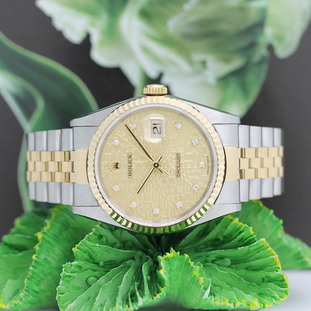 Rolex Datejust Stahl/Gold Automatik Ref: 16233