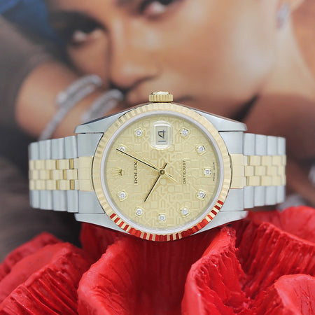 Rolex Datejust Stahl/Gold Automatik Ref: 16233