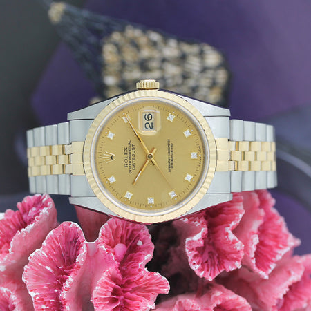 Rolex Datejust Stahl/Gold Automatik Ref: 16233
