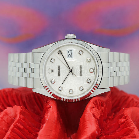 Datejust Stahl Weißgold Automatik Ref: 16234