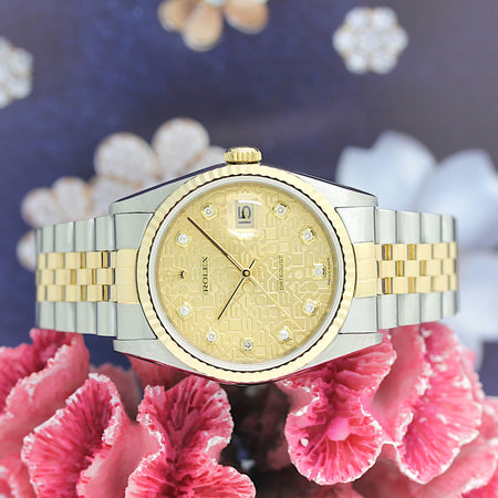 Rolex Datejust Stahl/Gold Automatik Ref: 16233