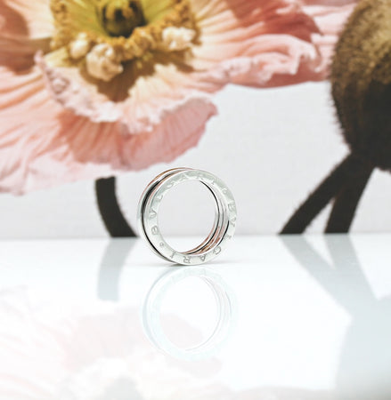 Bulgari B Zero 1 Ring –  3 Band Ring in 18KT Weißgold Gr. 55