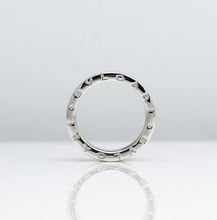 Bulgari B Zero 1 Ring – 3 Band Ring in 18KT Weißgold Gr. 57