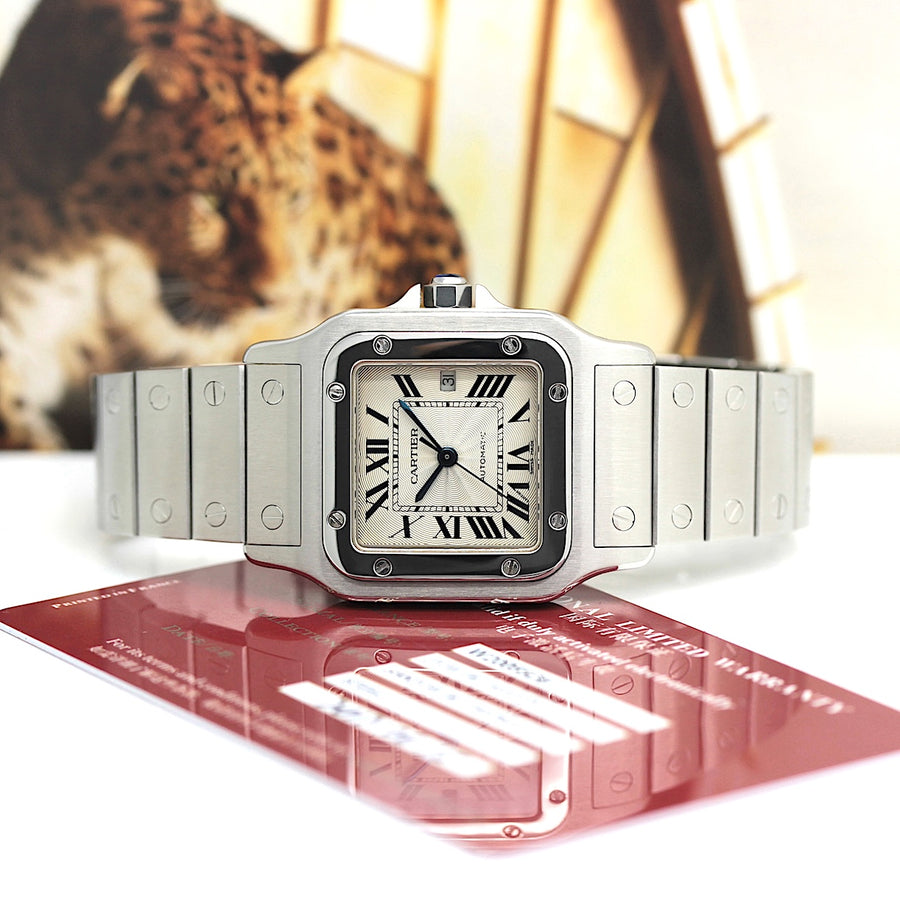 Cartier Santos Galbee Stahl Ref: W20055D6