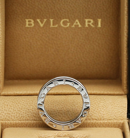 Bulgari B Zero 1 Ring – 3 Band Ring in 18KT Weißgold Gr. 48