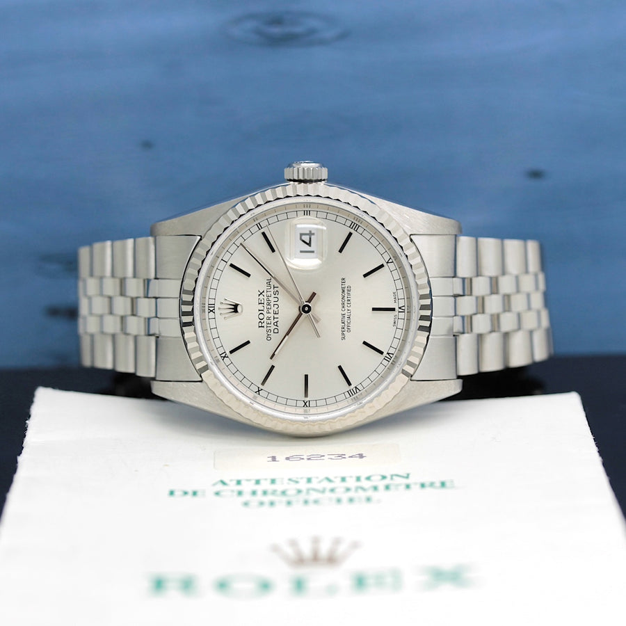 Datejust Stahl Weißgold Automatik Ref: 16234