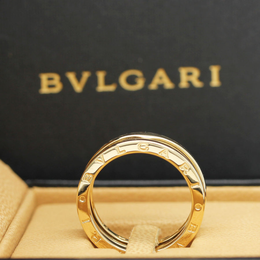 Bulgari B Zero 1 Ring – 2 Band Ring in 18KT Gold Gr. 57