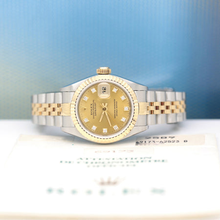 Rolex Lady Datejust Stahl/Gold Ref: 69173
