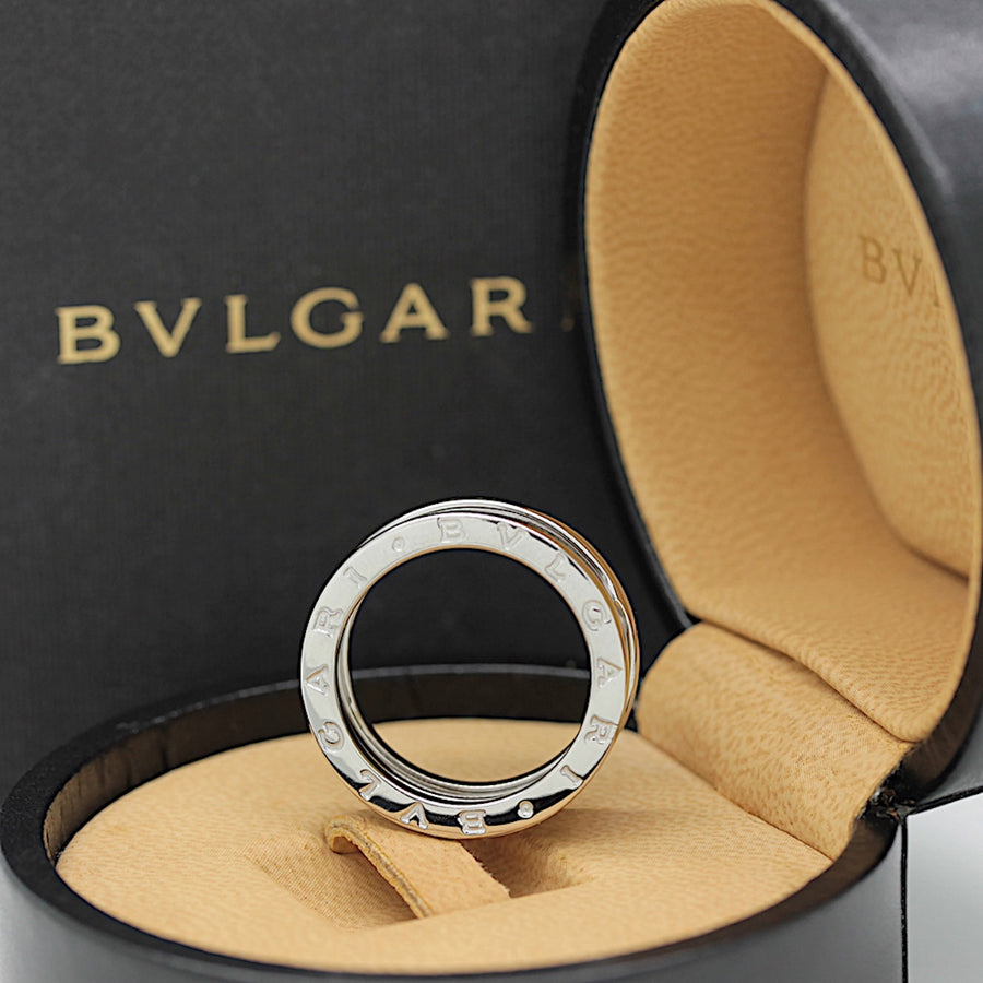 Bulgari B Zero 1 Ring – 3 Band Ring in 18KT Weißgold Gr. 59