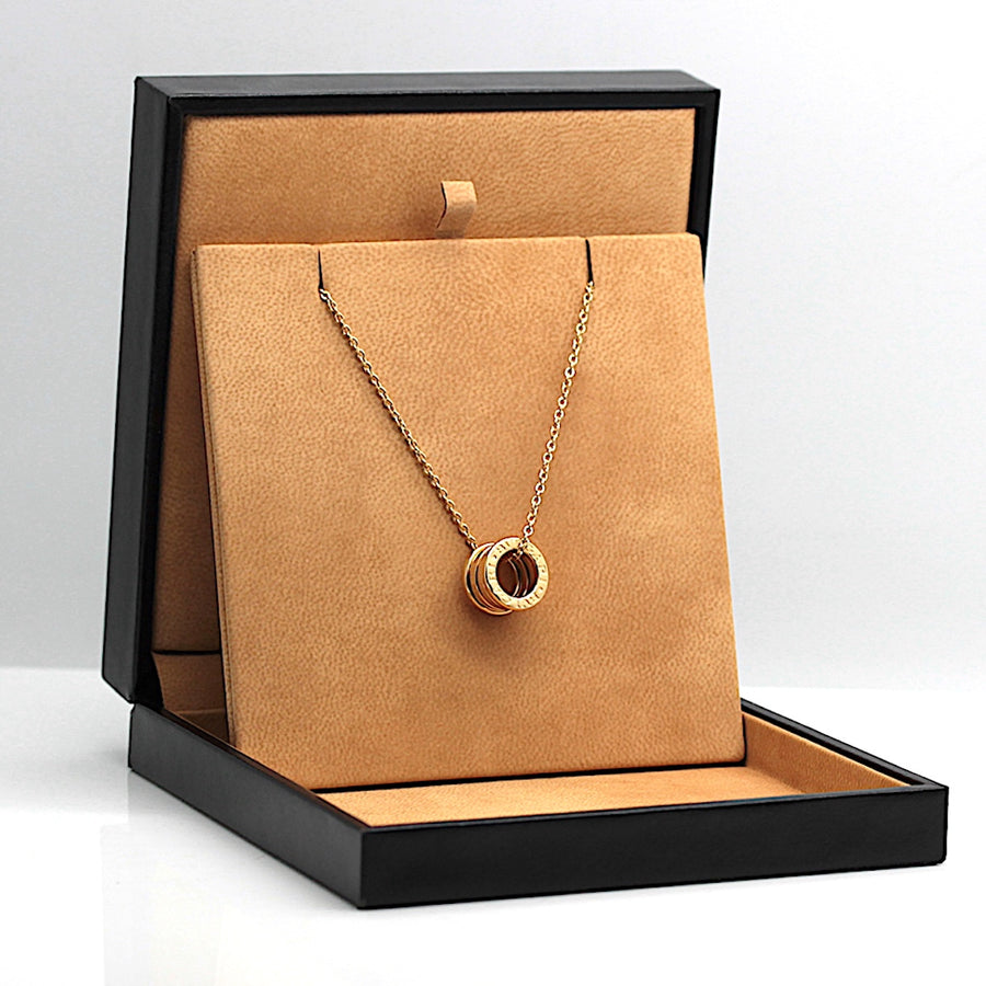 Bulgari B Zero 1 Halskette mit Anhänger in 18KT Gold & Bulgari Box