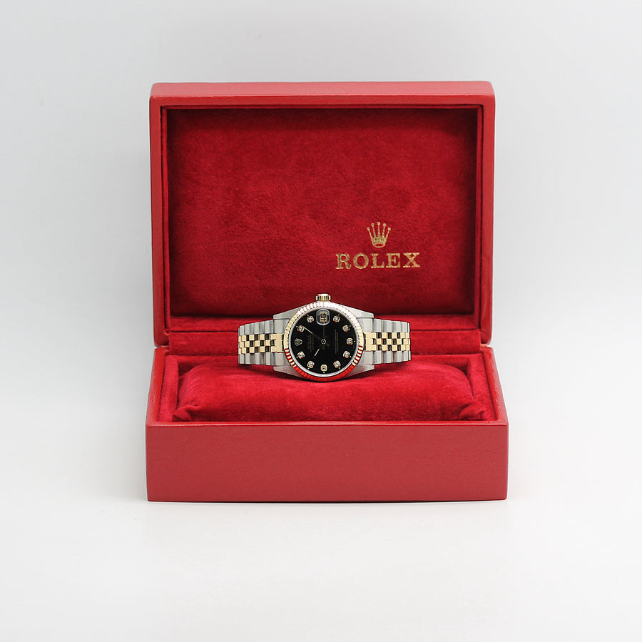 Rolex Datejust Medium Stahl/Gold Automatik Ref: 68273 mit Rolex Box von 1997