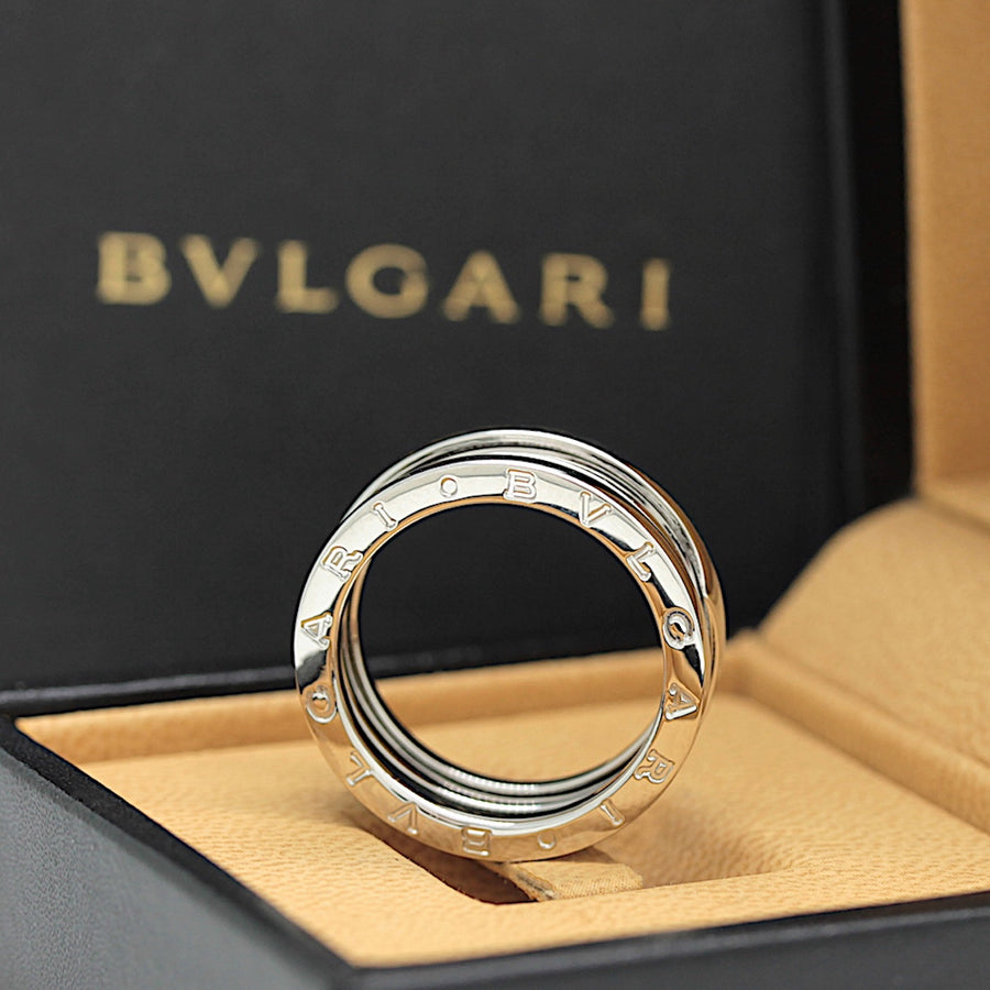 Bulgari B Zero 1 Ring – 3 Band Ring in 18KT Weißgold Gr. 59
