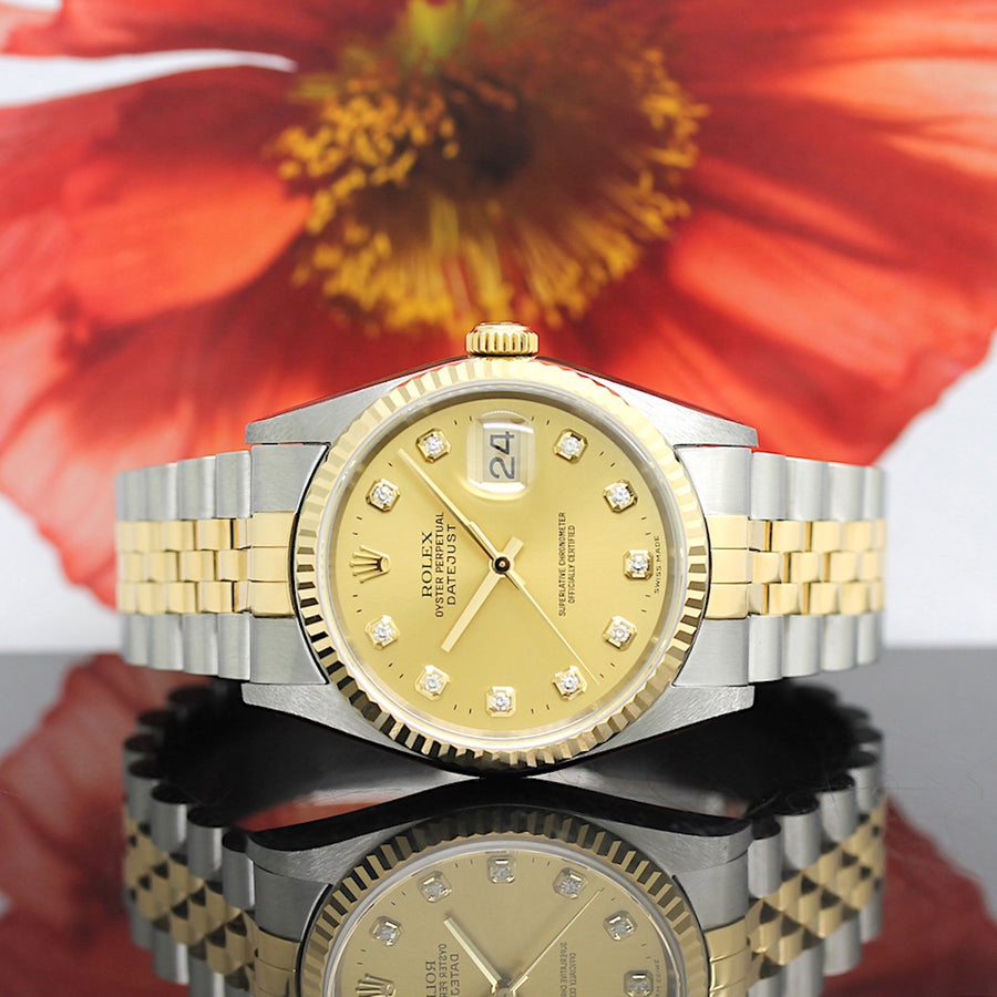 Rolex Datejust Stahl/Gold Automatik Ref: 16233