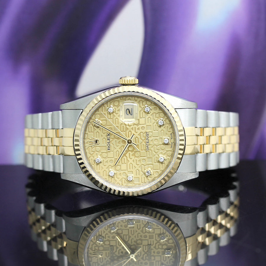 Rolex Datejust Stahl/Gold Automatik Ref: 16233