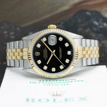 Rolex Datejust Stahl/Gold Automatik Ref: 16233