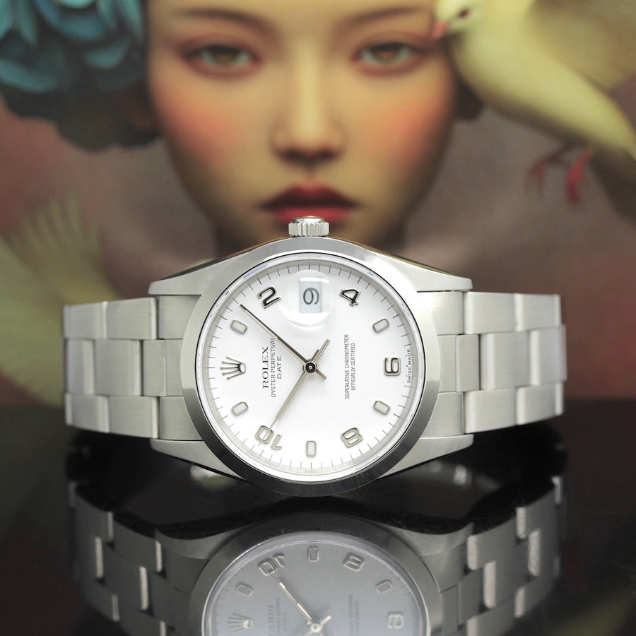 Rolex Date Stahl Automatik Ref: 15210