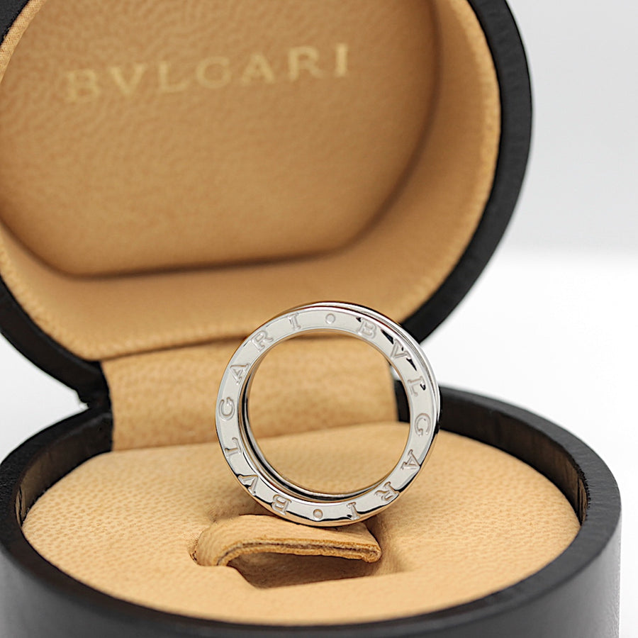 Bulgari B Zero 1 Ring – 3 Band Ring in 18KT Weißgold Gr. 58