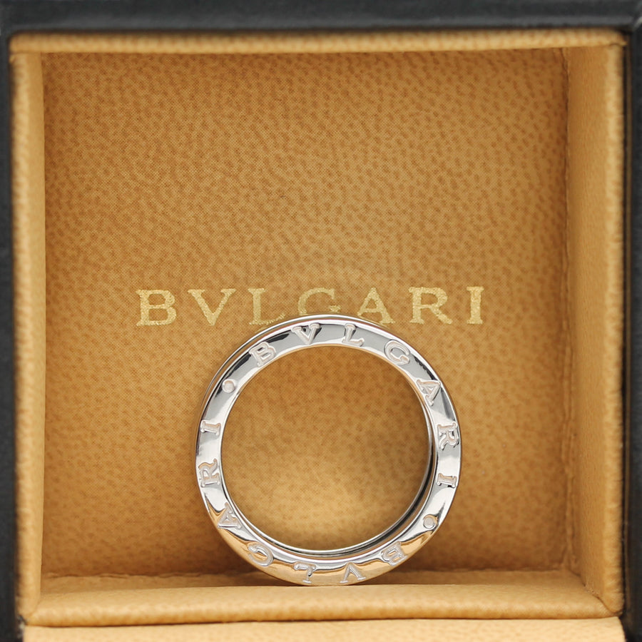 Bulgari B Zero 1 Ring – 3 Band Ring in 18KT Weißgold Gr. 59