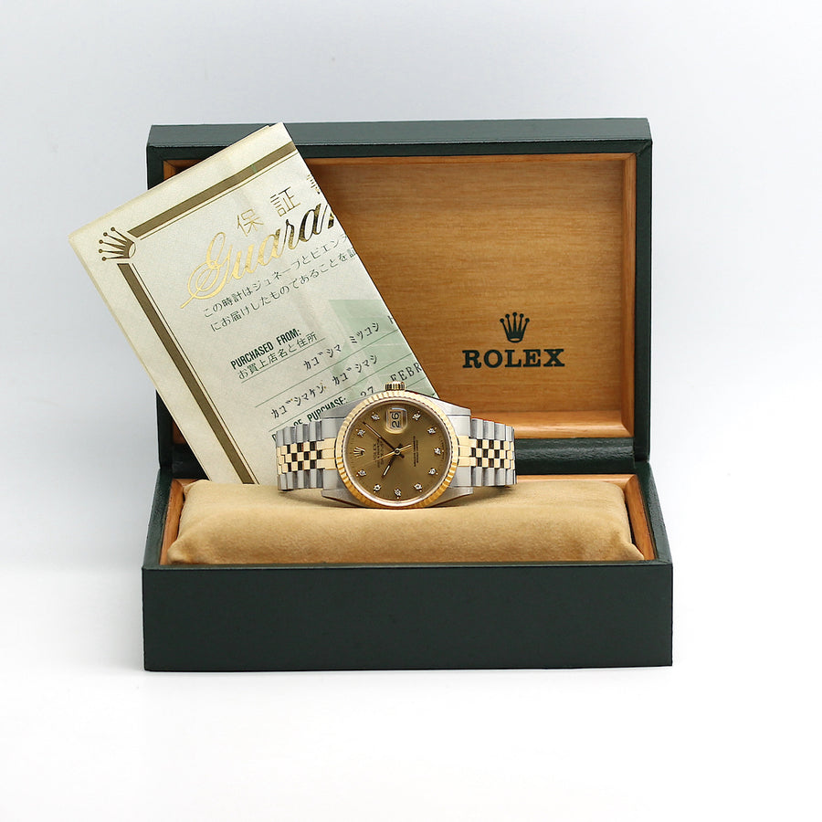 Rolex Datejust Stahl/Gold Automatik Ref: 16233