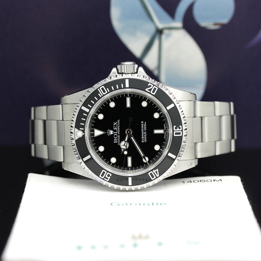 Rolex Submariner NO DATE Stahl Ref: 14060M