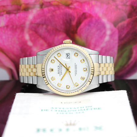 Rolex Datejust Stahl/Gold Automatik Ref: 16233