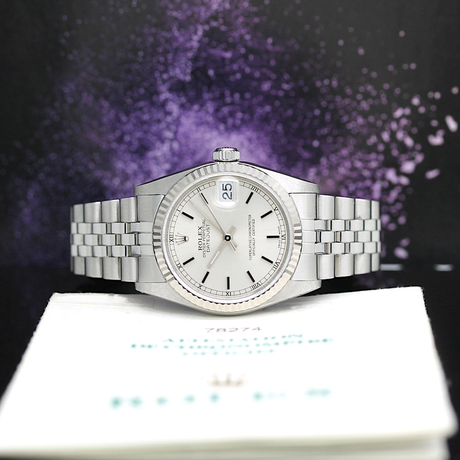Rolex Datejust Medium Stahl/Weißgold Ref: 78274