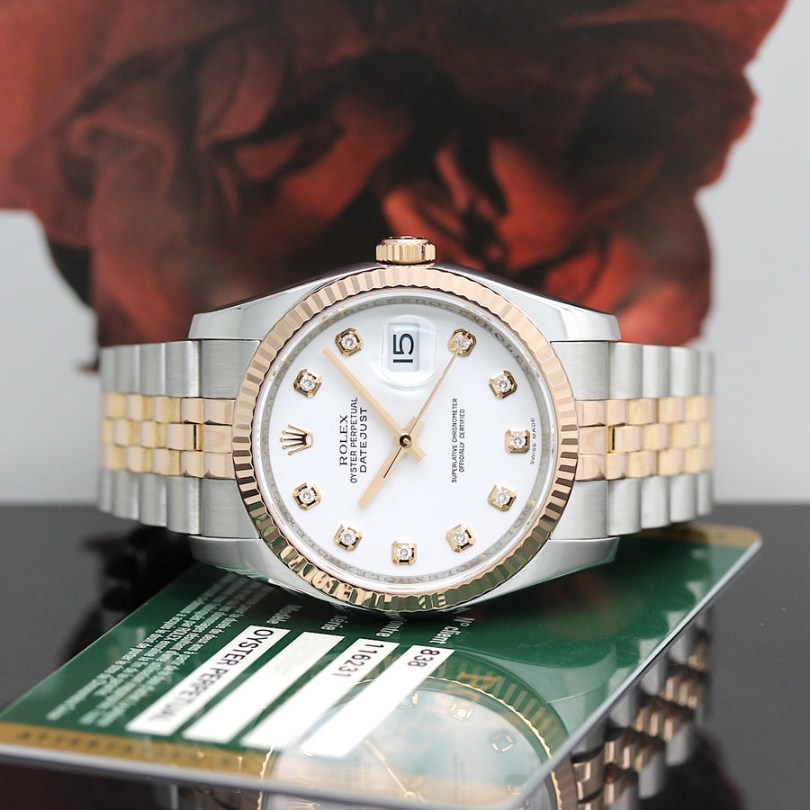 Rolex Datejust Stahl/Rosegold Automatik Ref: 116231