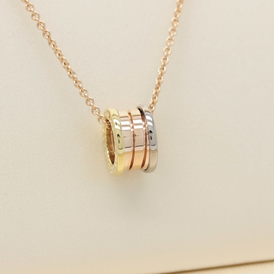 Bulgari B Zero 1 Perfect Mistake Halskette - Anhänger in 18KT Gold & Bulgari Box