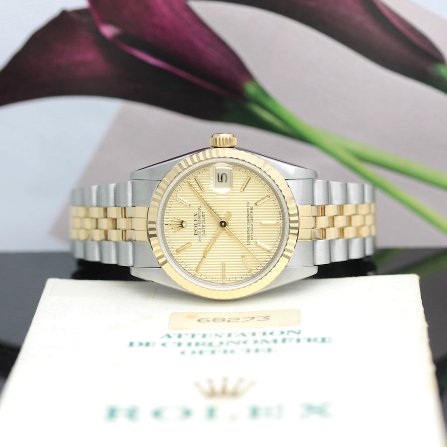 Rolex Datejust Medium Stahl/Gold Automatik Ref: 68273