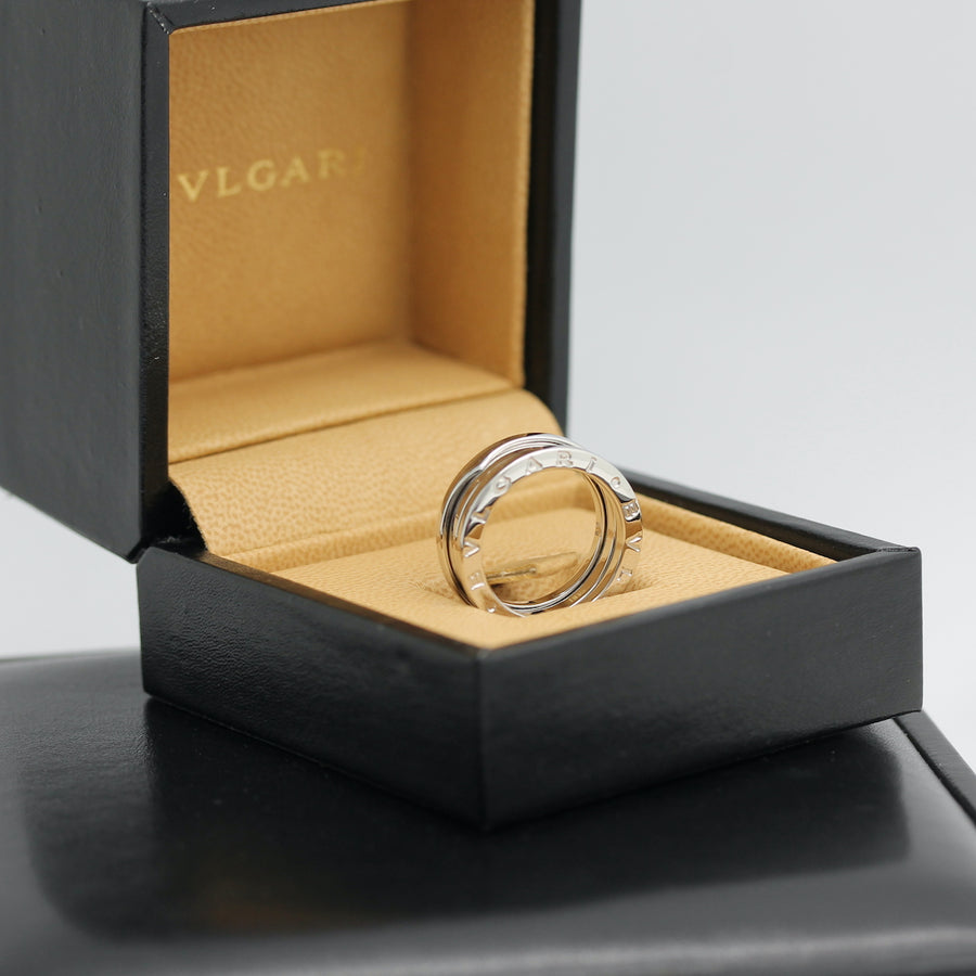 Bulgari B Zero 1 Ring –  3 Band Ring in 18KT Weißgold Gr. 52