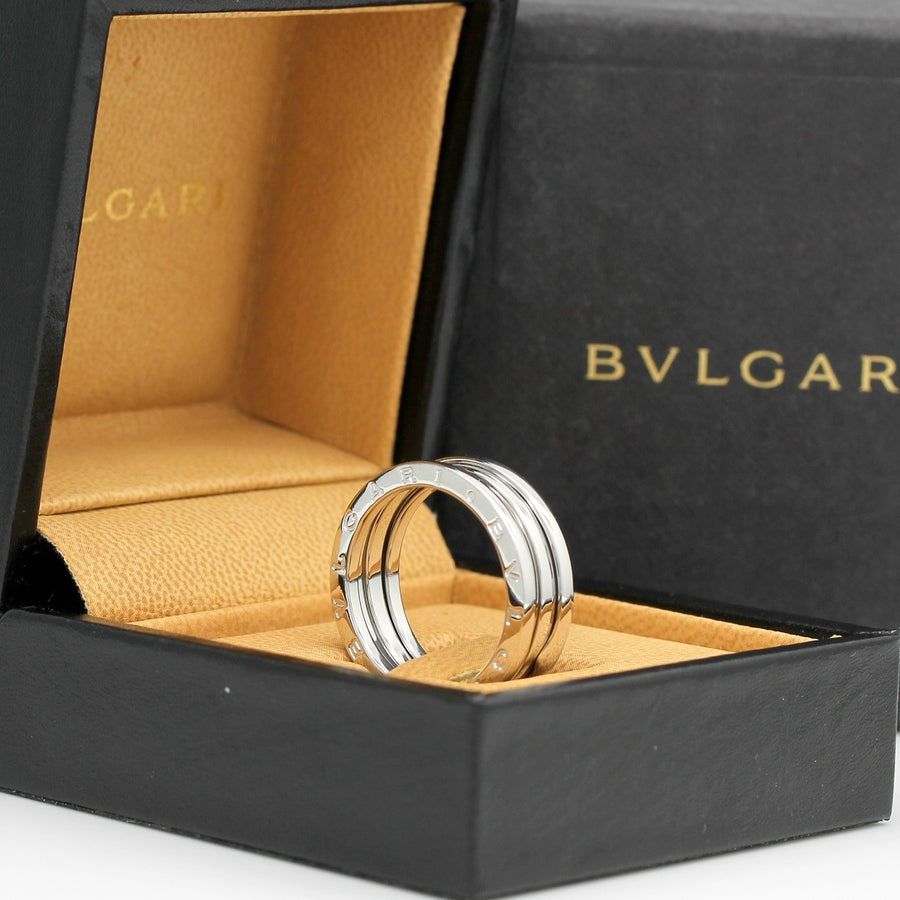 Bulgari B Zero 1 Ring – 3 Band Ring in 18KT Weißgold Gr. 61