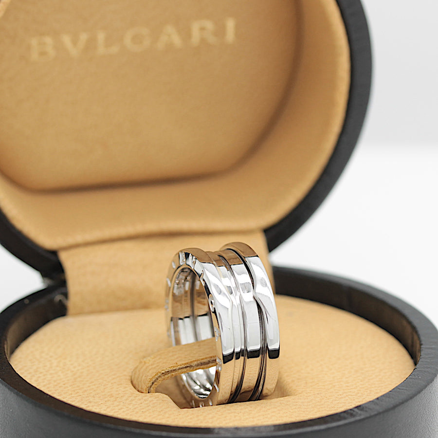 Bulgari B Zero 1 Ring – 3 Band Ring in 18KT Weißgold Gr. 58