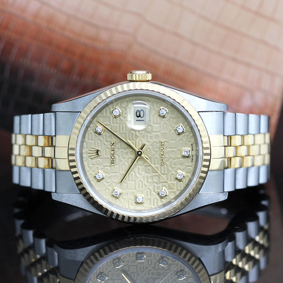 Rolex Datejust Stahl/Gold Automatik Ref: 16233