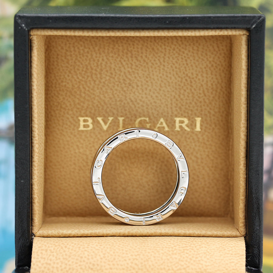 Bulgari B Zero 1 Ring – 3 Band Ring in 18KT Weißgold Gr. 60